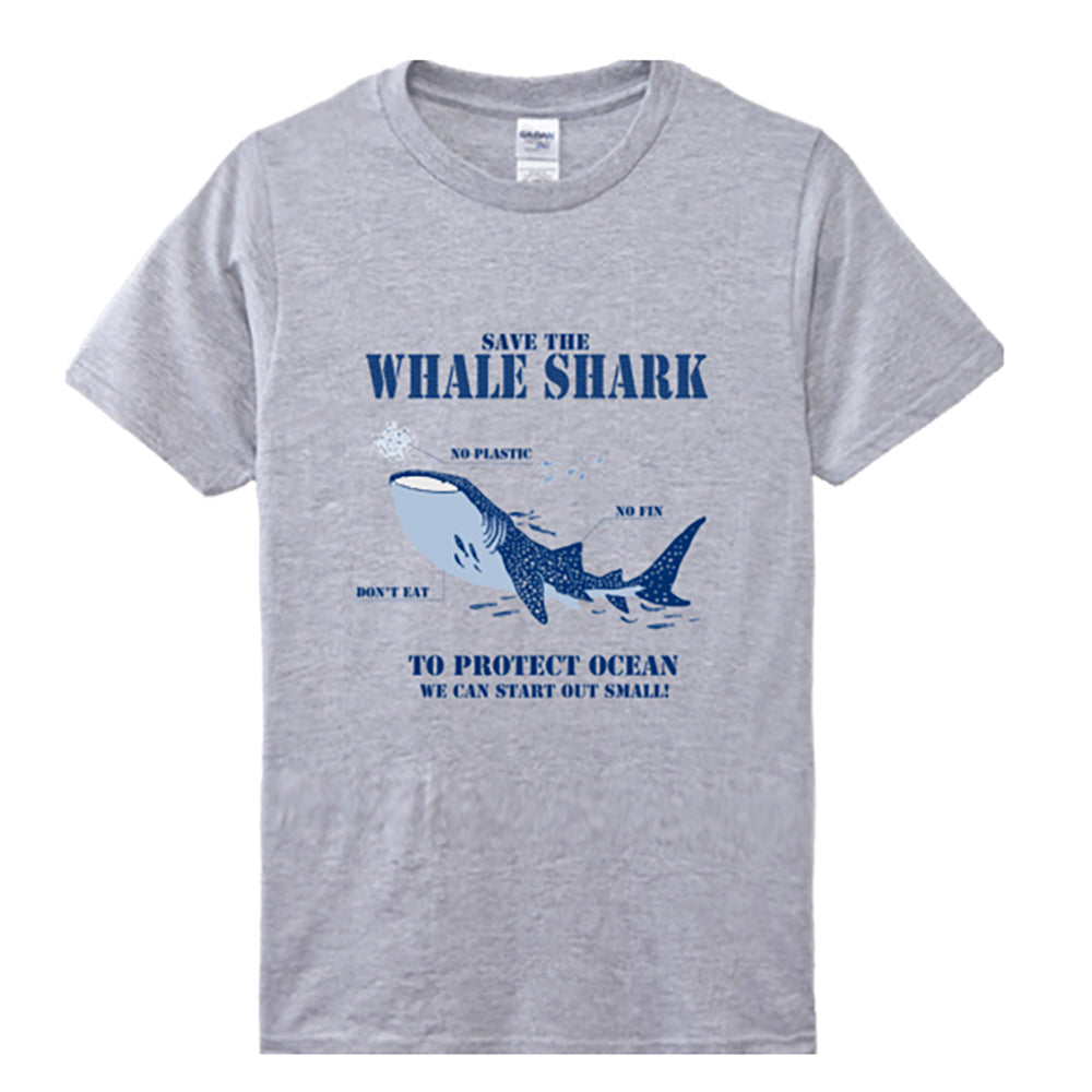 復刻保護鯨鯊理念雙面T-SHIRT 三色