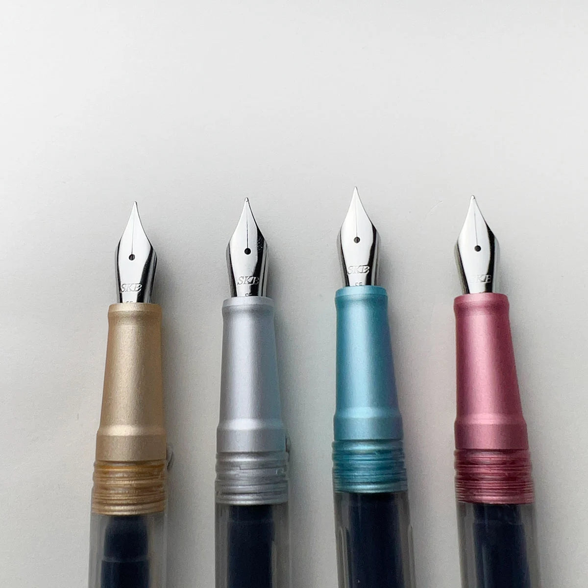 透明標本鋼筆+墨水禮盒 共四色 赤尾青 鋼筆